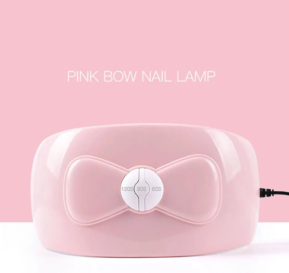 SECADOR DE UÑAS LAMPARA UV ROSA