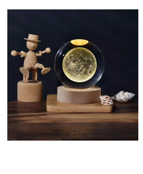 Lampara De Noche Led 3d - La Luna
