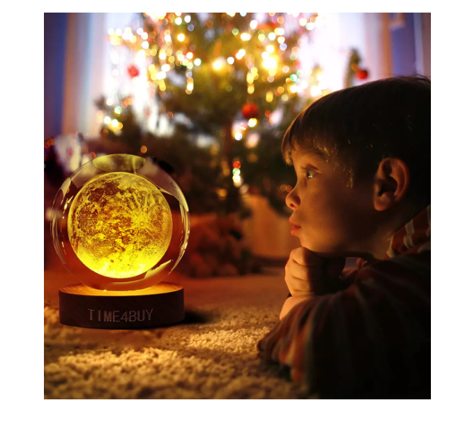 Lampara De Noche Led 3d - La Luna