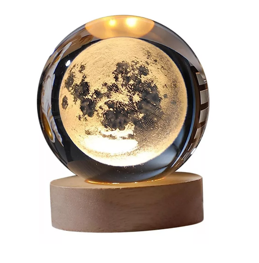 Lampara De Noche Led 3d - La Luna
